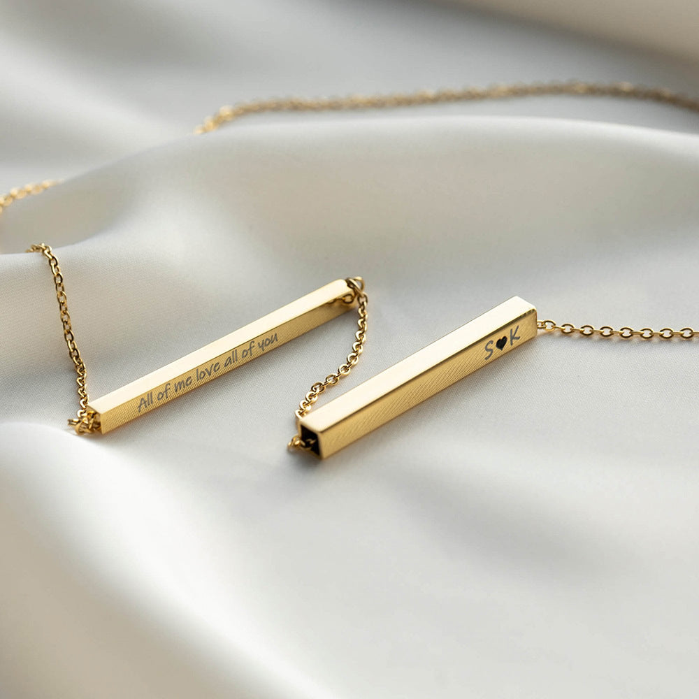 Mother's Day Necklace Inscription DIY
