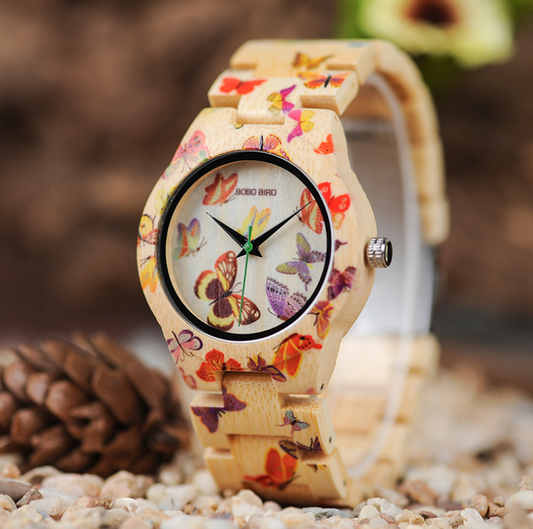 Butterfly Print Watch