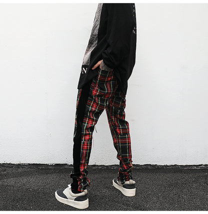 Plaid Track Pants