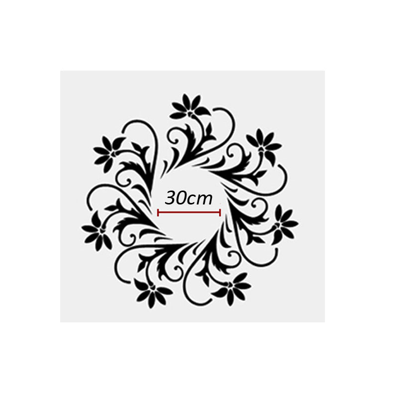 Living Room Ceiling Mirror Wall Sticker