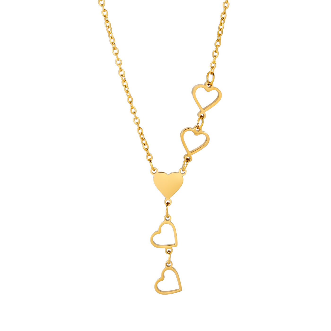 Fashion Love Pendant Stainless Steel Necklace