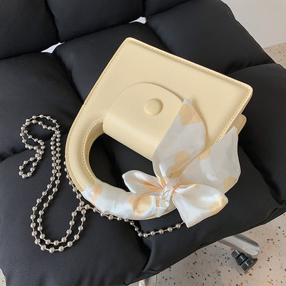 Women's Fashion Hand Carry All-match High-end Chain Messenger Bag