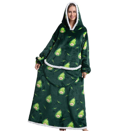Cartoon Hooded Blanket
