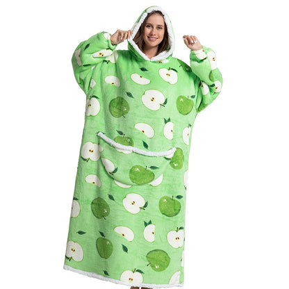 Cartoon Hooded Blanket