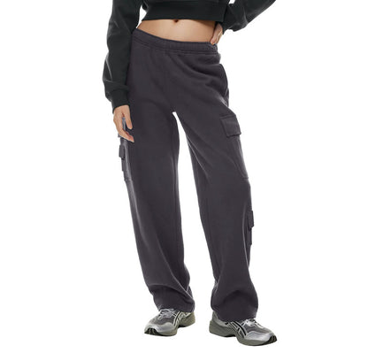 Women's Fashion Work Clothes Pocket Sweatshirt Trousers