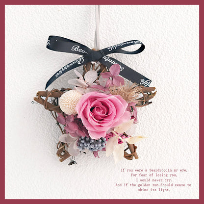 Preserved Flower DIY Creative Car