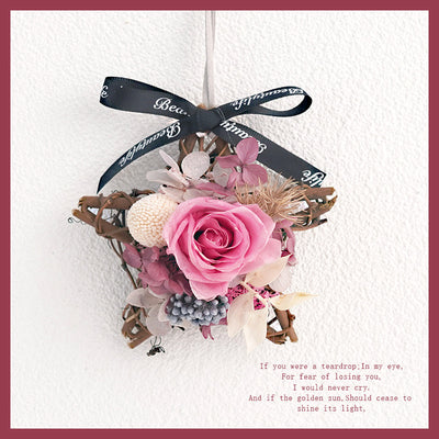 Preserved Flower DIY Creative Car