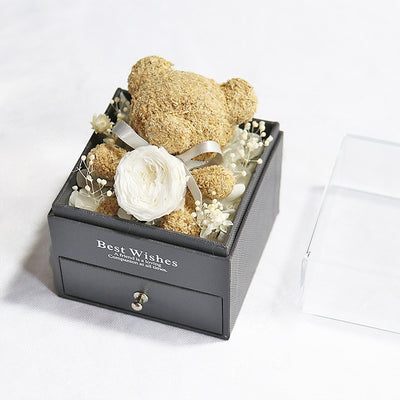 Floral Bear Jewelry Box