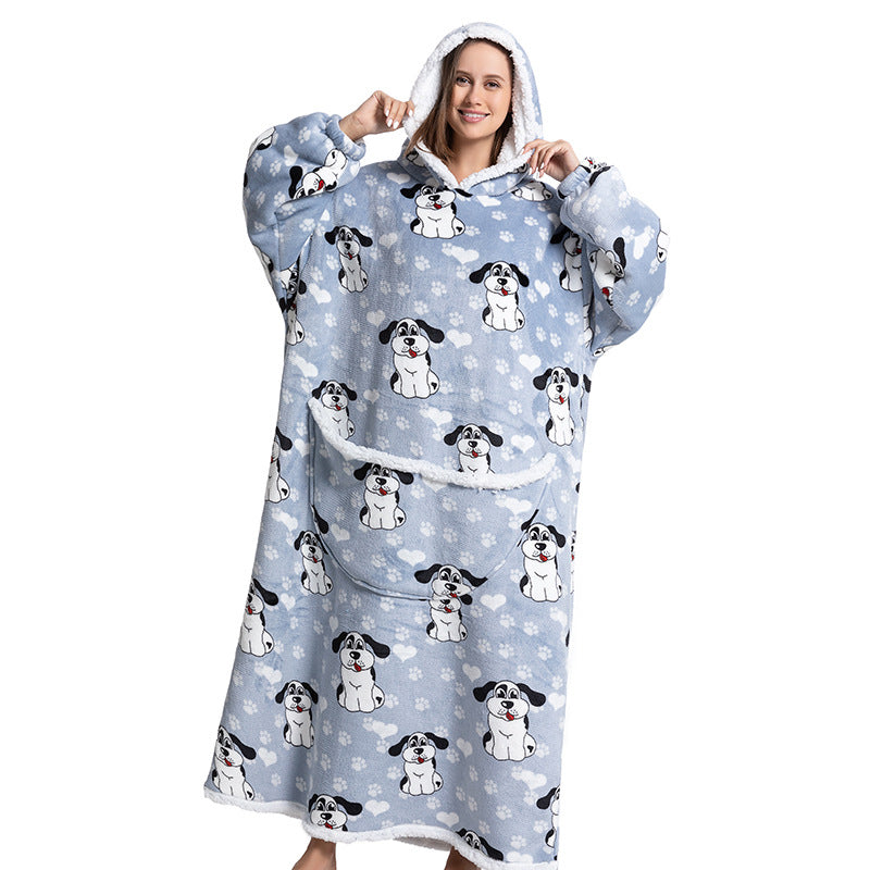Cartoon Hooded Blanket