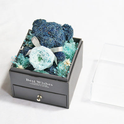 Floral Bear Jewelry Box