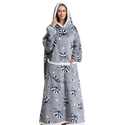 Cartoon Hooded Blanket