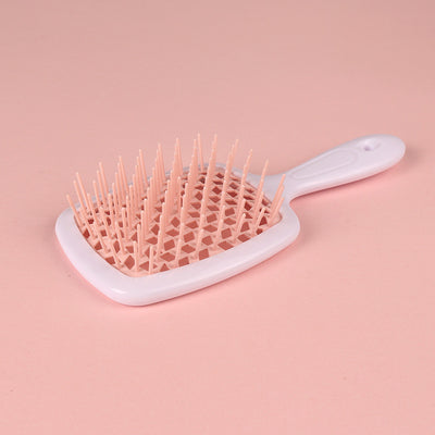 Square Hollow Comb Color Stitching Massage