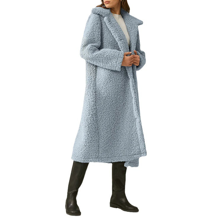 Single-Breasted Woolen Coat