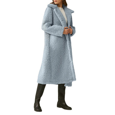Single-Breasted Woolen Coat