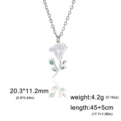 Bloom Steel Necklace