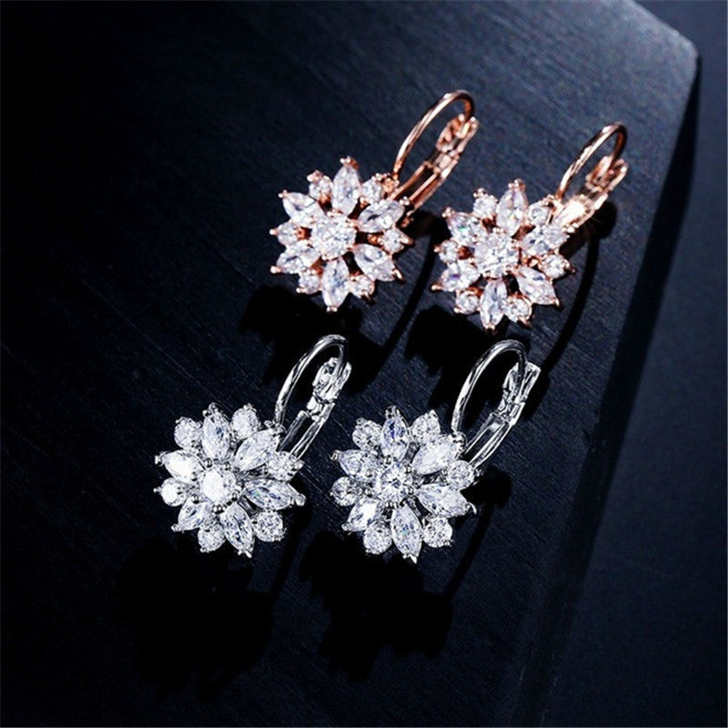 Rhinestone Sunflower Jewelry