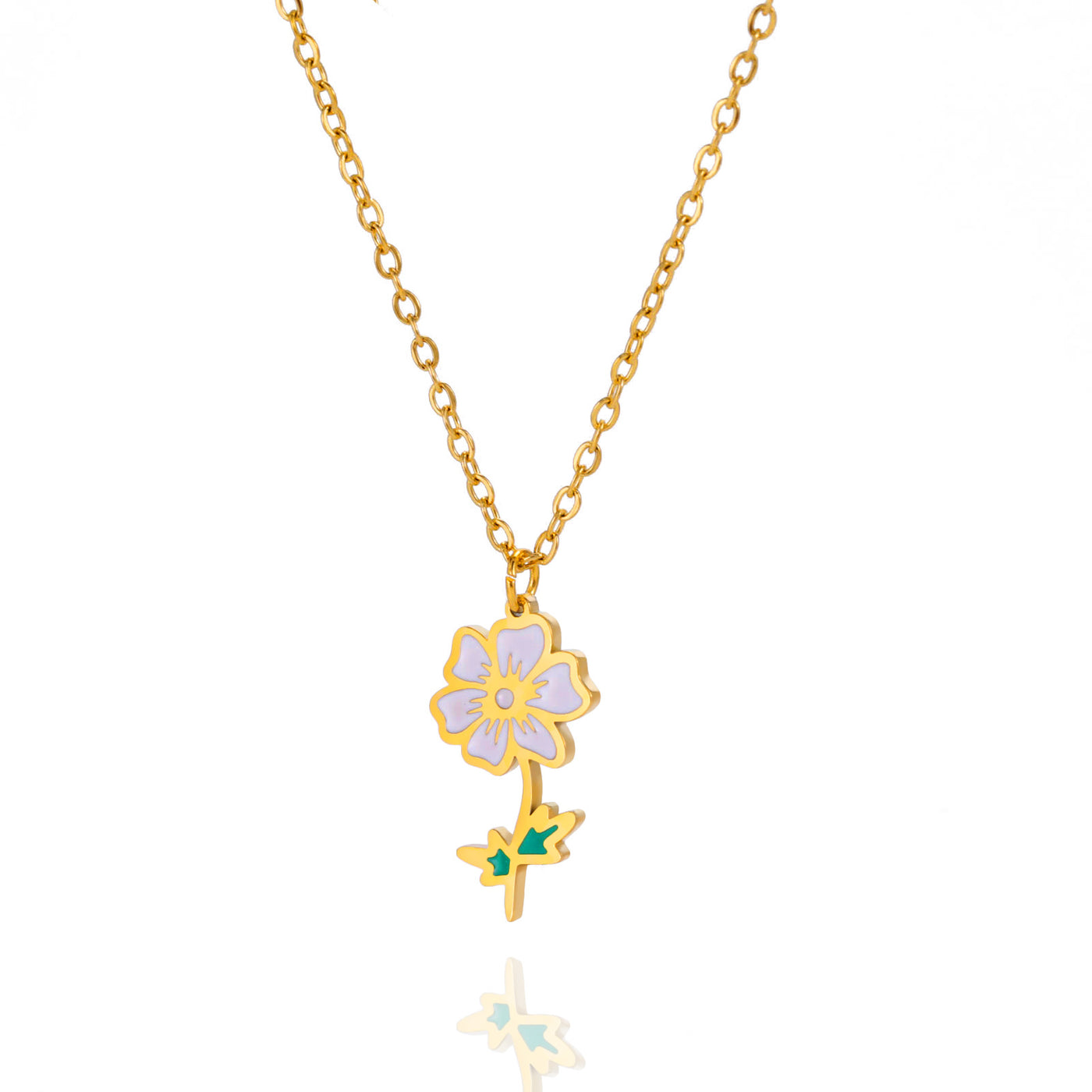 Bloom Steel Necklace