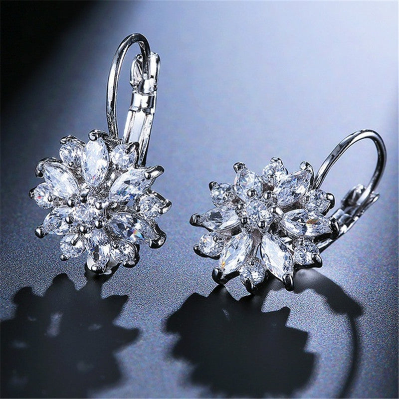 Rhinestone Sunflower Jewelry