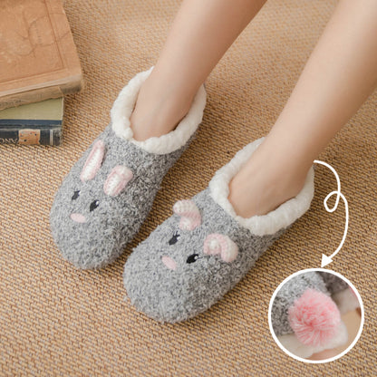 Cartoon Coral Slippers