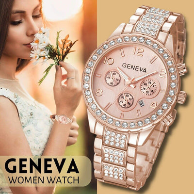 Crystal Quartz Watch