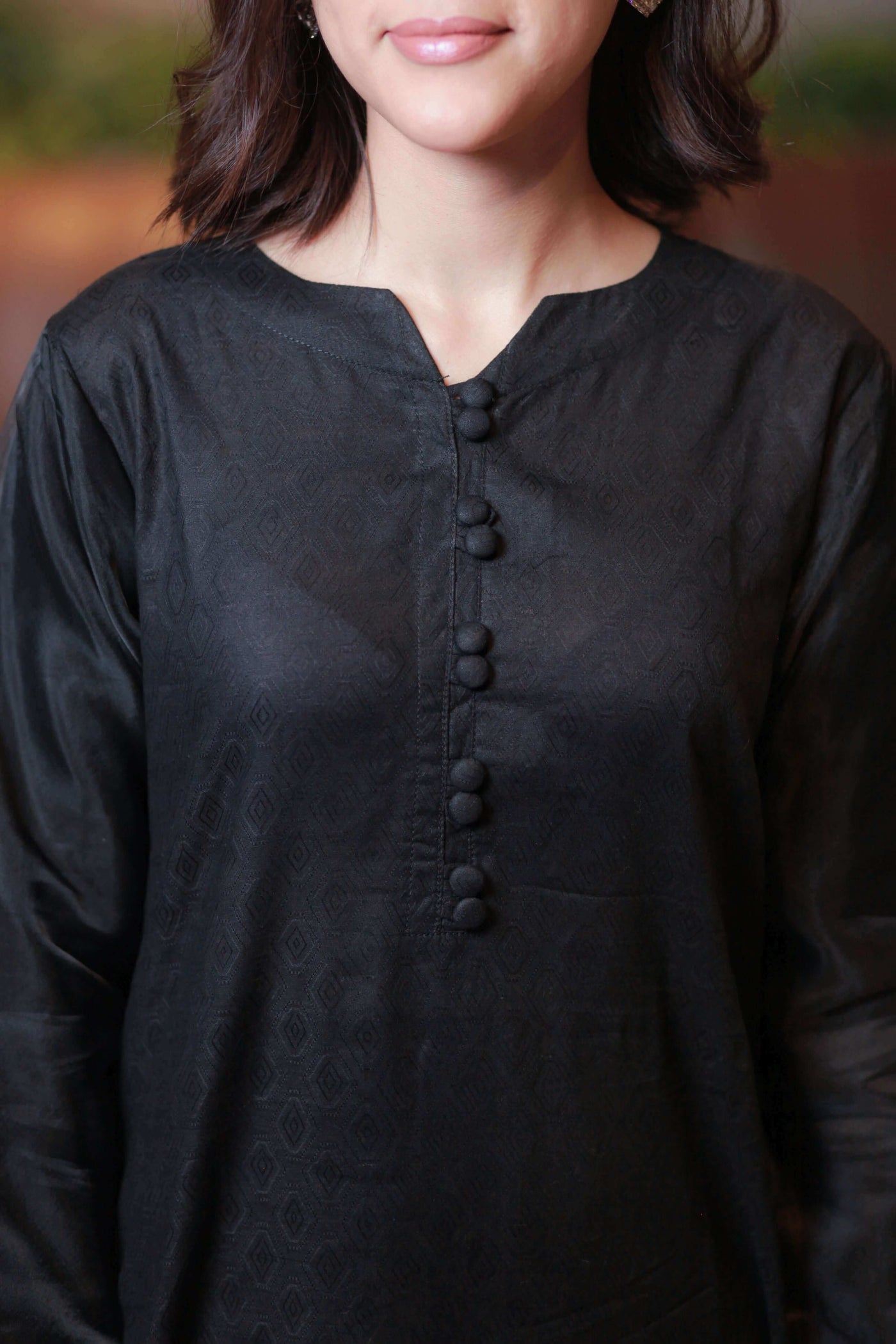Delicate Organza Sleeve Dobi Top