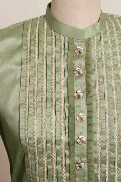 Beguiling Raw Silk Ensemble