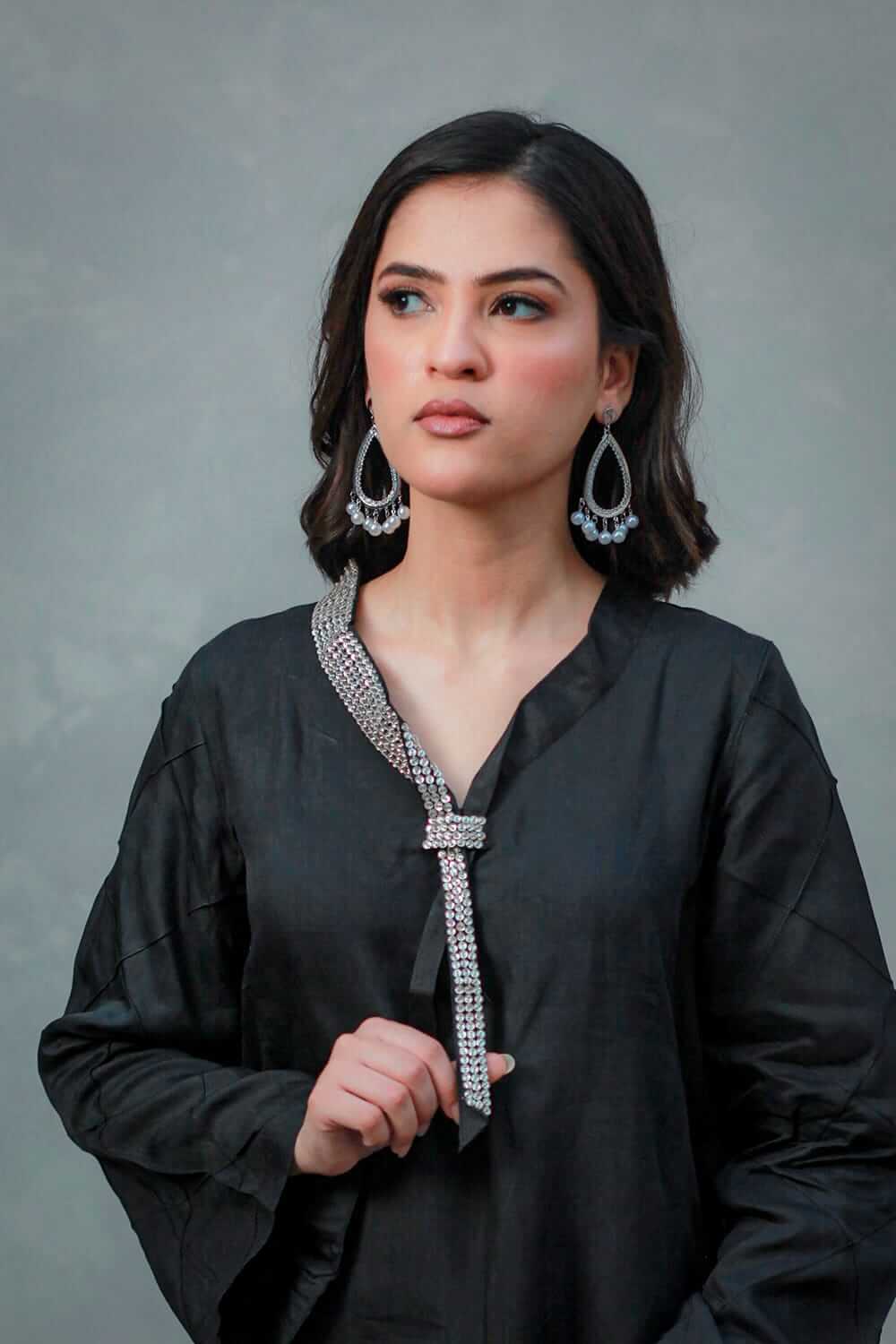 Stunning Viscose Two-Piece Suit for Womens