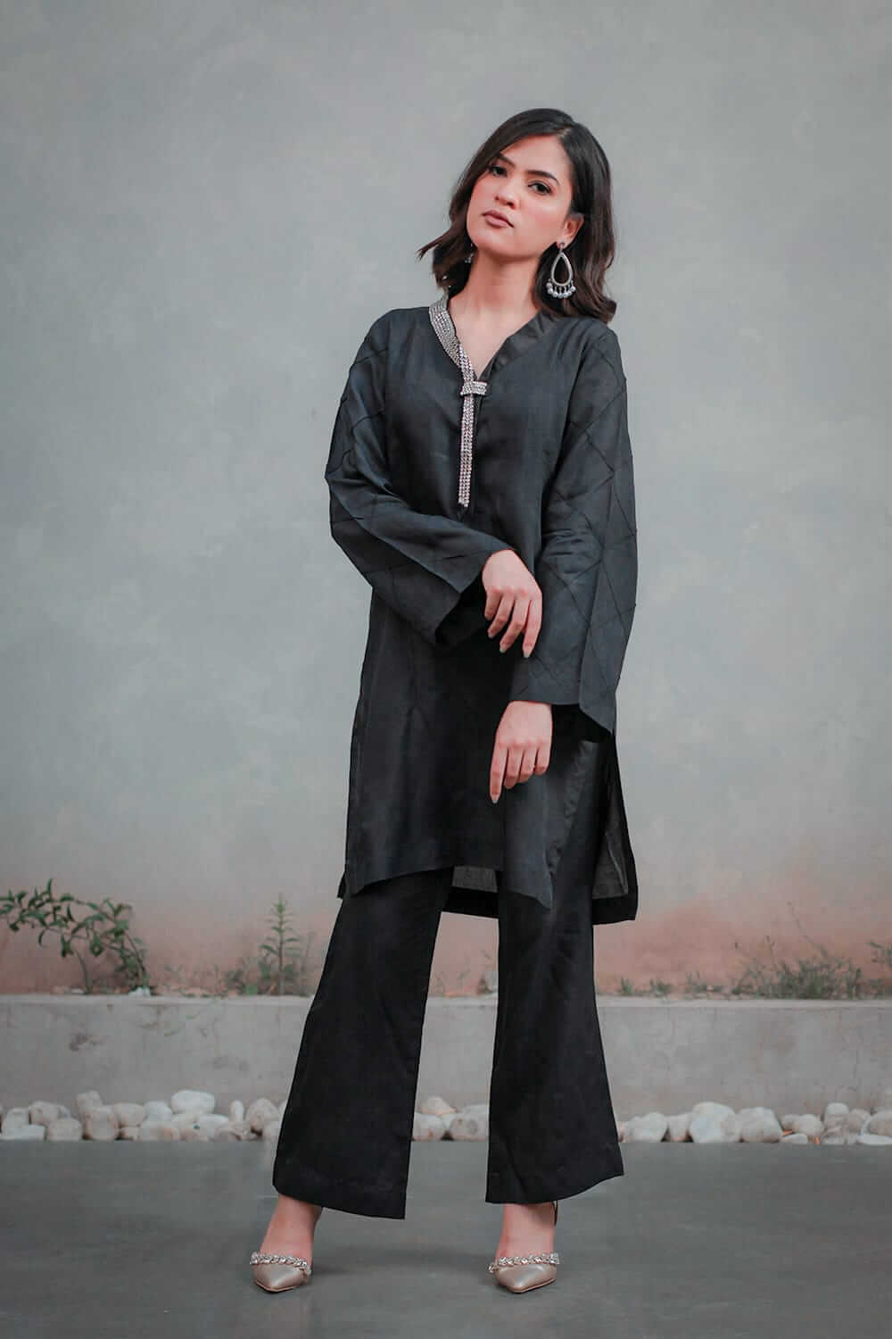 Stunning Viscose Two-Piece Suit for Womens